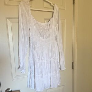 Altar'd State White Long Sleeve Dress